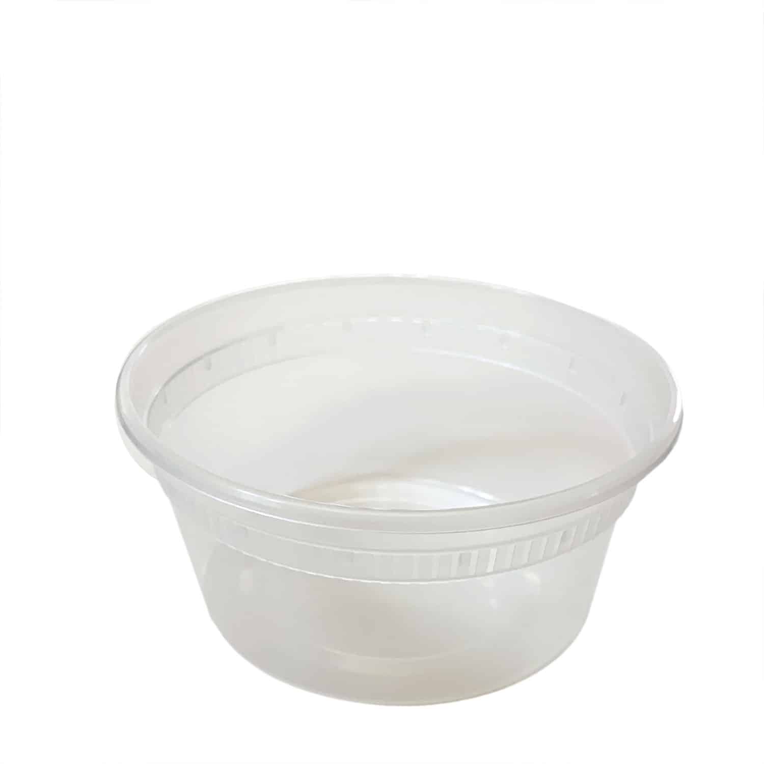 12 oz Disposable Soup Cups with Lids Plastic 240 Set